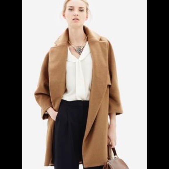 The Limited Jackets & Blazers - Camel Color Wool Coat 3/4 sleeve
